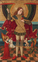 Święty Michał Archanioł ważący dusze - Juan de la Abadía — widok dzieła