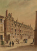 Domu klasztornego na rogu ulicy de l'Abbaye, ulicy Cardinale i przejścia Petite-Boucherie, 6. dzielnica - Jules-Adolphe Chauvet — widok dzieła