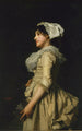 La fille du village - Jules-Adolphe Goupil — widok dzieła