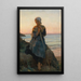 Bergère de Douarnenez - Jules Breton — oprawiony obraz na ścianie