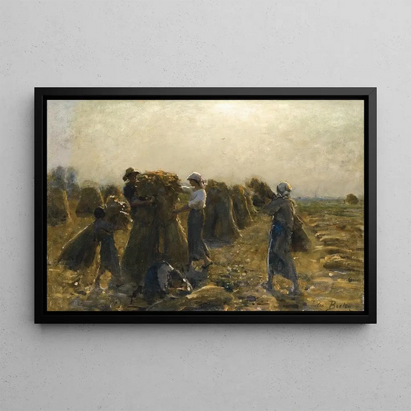 La Récolte - Jules Breton — oprawiony obraz na ścianie
