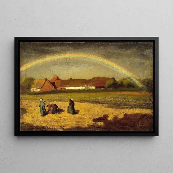 L'Arc-en-ciel Courrières - Jules Breton — oprawiony obraz na ścianie