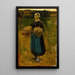 La glaneuse - Jules Breton — oprawiony obraz na ścianie