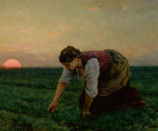 Une sarcleuse - Jules Breton — widok dzieła