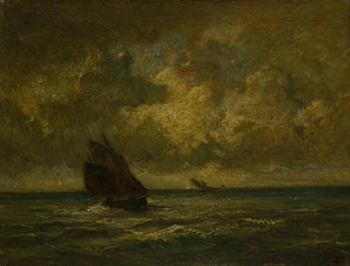 Jules Dupr - Two Boats in a Storm.webp