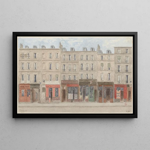 Rue Beaubourg nr 30 36 3. dzielnica - Jules Gaildrau — oprawiony obraz na ścianie