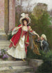 Les amoureux - Jules Girardet — widok dzieła