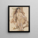 Éliane - Jules Pascin — oprawiony obraz na ścianie