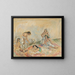 Kobiety w salonie - Jules Pascin — oprawiony obraz na ścianie