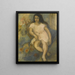 Młoda kobieta siedząca - Jules Pascin — oprawiony obraz na ścianie
