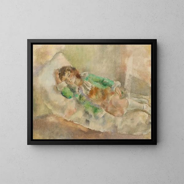La Petite Actrice - Jules Pascin — oprawiony obraz na ścianie