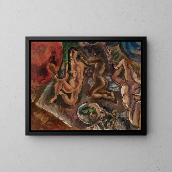 La toilette aux tropiques - Jules Pascin — oprawiony obraz na ścianie