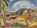 pejzaż z postaciami i wozem - Jules Pascin — widok dzieła