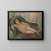 Le Modèle à la chemise rose - Jules Pascin — oprawiony obraz na ścianie