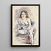 Nu - Jules Pascin — oprawiony obraz na ścianie