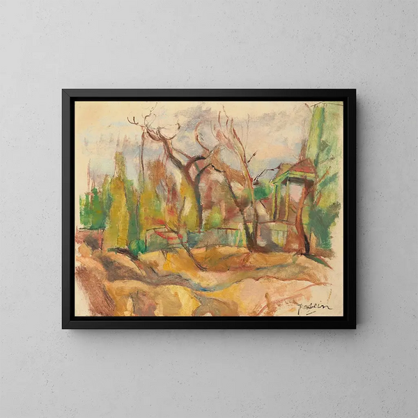 pejzaż na Kubie - Jules Pascin — oprawiony obraz na ścianie