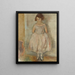 Portret młodej dziewczyny - Jules Pascin — oprawiony obraz na ścianie