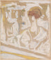 Płaski portret z rudymi włosami - Jules Schmalzigaug — widok dzieła