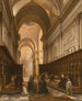 Chœur paryski bazyliki Sainte-Geneviève-Panthéon pod Drugim Cesarstwem - Jules Victor Genisson — widok dzieła