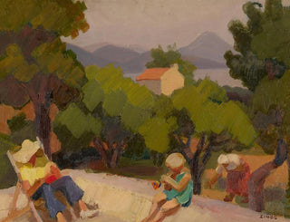 Jules mile Zingg - Scne familiale  SaintTropez.webp