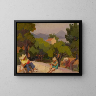Jules mile Zingg - Scne familiale  SaintTropez.webp
