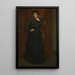 La robe verte - Julian Alden Weir — oprawiony obraz na ścianie