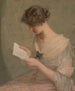 La lettre - Julian Alden Weir — widok dzieła
