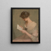 La lettre - Julian Alden Weir — oprawiony obraz na ścianie