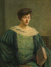 Kobieta czytająca - Julian Alden Weir — widok dzieła