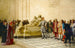 Pierre le Grand odwiedzający grób kardynała Richelieu na Sorbonie w 1717 roku - Julian Boncza Tomaszewski — widok dzieła