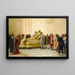 Pierre le Grand odwiedzający grób kardynała Richelieu na Sorbonie w 1717 roku - Julian Boncza Tomaszewski — oprawiony obraz na ścianie