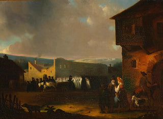 Julian Karczewski - Jewish funeral in Vilnius in 1824.webp
