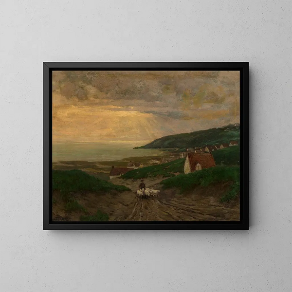 Wczesny poranek - Julian Onderdonk — oprawiony obraz na ścianie