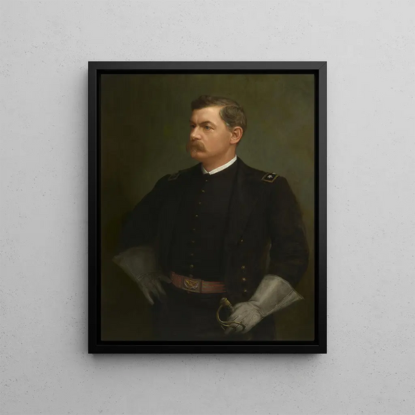George Brinton McClellan - Julian Scott — oprawiony obraz na ścianie