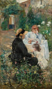 W ogrodzie - Julie Delance-Feurgard — widok dzieła