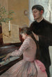 La leçon de piano - Julie Delance-Feurgard — widok dzieła
