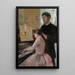La leçon de piano - Julie Delance-Feurgard — oprawiony obraz na ścianie