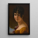 Portret Adèle Foucher - Julie Hugo — oprawiony obraz na ścianie