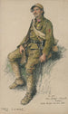 Portret francuskiego żołnierza z I wojny światowej - Julien Le Blant — widok dzieła