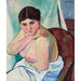 Reprodukcja obrazu Juliette Siedząca na Fotele - Suzanne Valadon