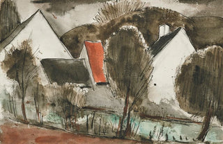 Julio Gonzlez - Maisons rurales en hiver.webp