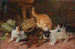 Chatons et écrevisses - Julius Adam l'Ancien — widok dzieła