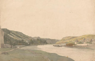 Julius Jacobus van de Sande Bakhuyzen - Gezicht op de Maas.webp