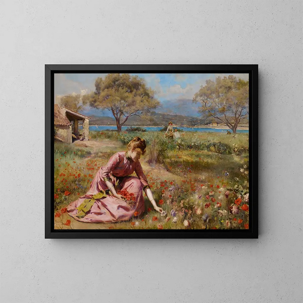 Le Premier Printemps - Julius LeBlanc Stewart — oprawiony obraz na ścianie