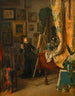 Młoda malarka w swoim atelier - Julius Pollak — widok dzieła