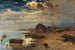 Scena o zmierzchu na wybrzeżu Bałtyku - Julius Sergius Klever — widok dzieła