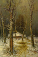 Zima w Rosji - Julius Sergius Klever — widok dzieła