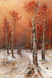 Ambiance hivernale avec corbeaux - Julius Sergius Klever — widok dzieła