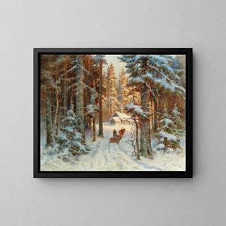 Julius Sergius Klever - Woodcutters returning home.webp