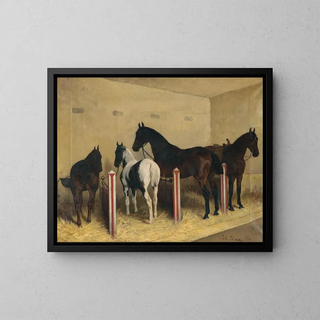 Julius von Blaas - Kone v stajni.webp